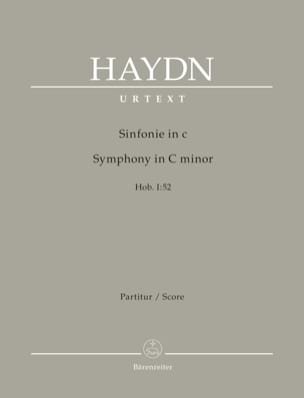 Symphonie n° 52 - Score Joseph Haydn Partition Grand format