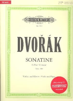 Sonatine Op. 100 DVORAK Partition Violon