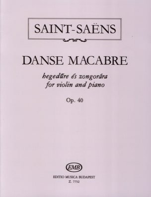 Danse Macabre Op. 40 SAINT-SAËNS Partition Violon