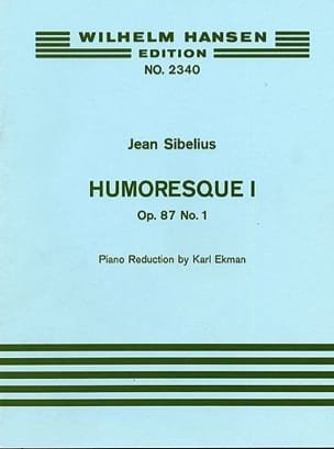 Humoresque 1, op. 87 n° 1 SIBELIUS Partition Violon