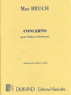 Concerto Pour Violon N° 1 Op. 26 Sol Mineur BRUCH Partition Violon