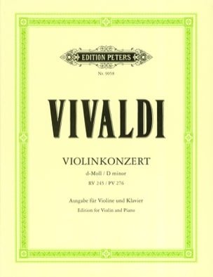 Violin-Konzert d-Moll - RV 245, PV 276 VIVALDI Partition Violon