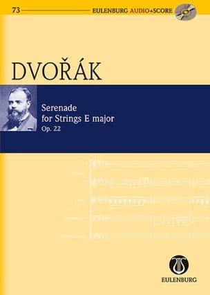 Sérénade Pour Cordes en Mi Op.22 DVORAK Partition Petit format