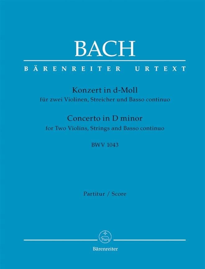 Konzert d-Moll BWV 1043 - 2 Violinen - Conducteur - BACH - Partition