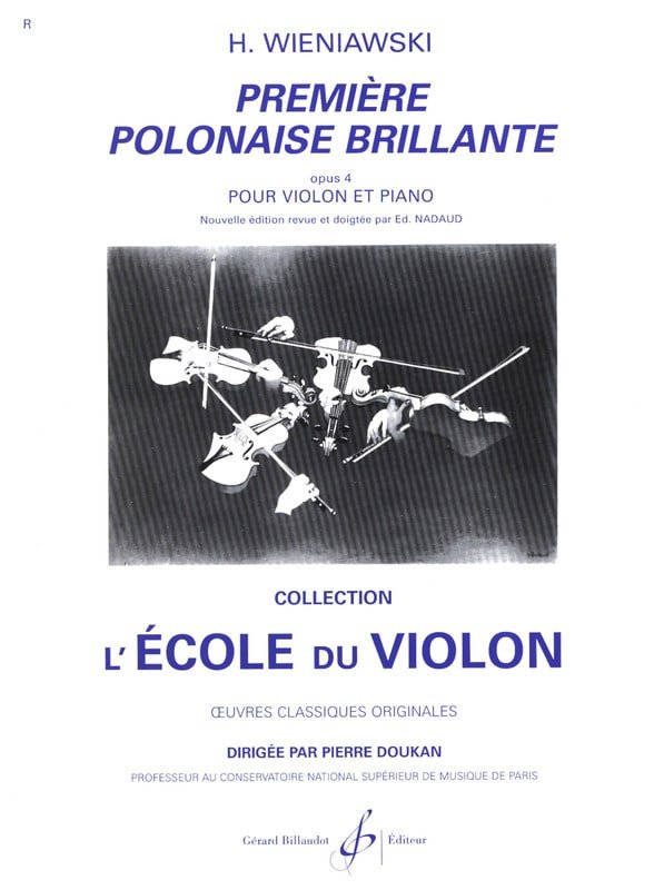 Première Polonaise brillante op. 4 - WIENIAWSKI - Partition - Violon