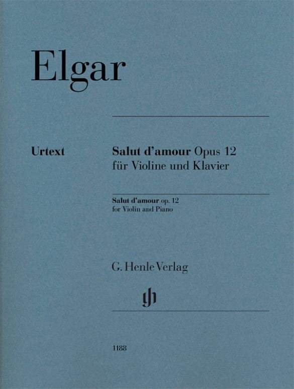 Salut d'Amour - Violon Edward Elgar Partition Violon