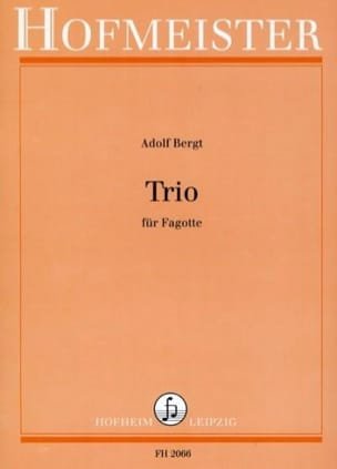 Trio für Fagotte - Stimmen + Partitur Adolf Bergt Partition Basson