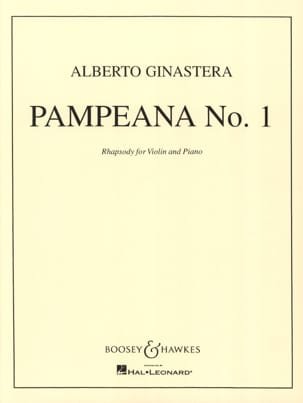 Pampeana n° 1 op. 16 GINASTERA Partition Violon