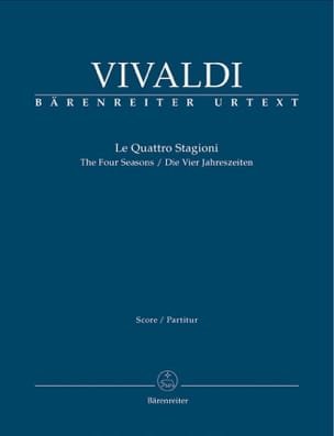 Les 4 Saisons - Conducteur VIVALDI Partition Grand format