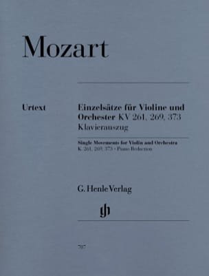 Mouvements séparés pour violon et orchestre KV 261, 269 et 373