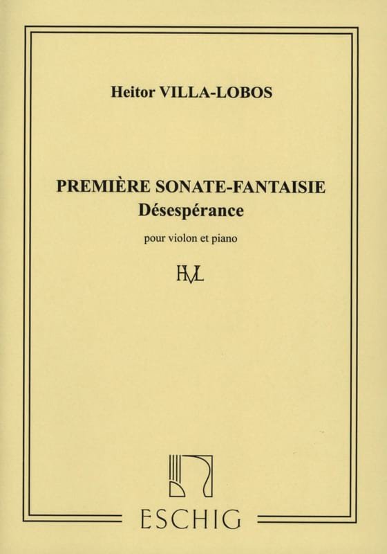 Sonate-Fantaisie n° 1 - VILLA-LOBOS - Partition - Violon