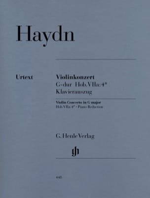 Concerto pour violon en Sol majeur HAYDN Partition Violon