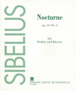 Nocturne op. 51 n° 3 SIBELIUS Partition Violon