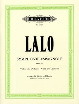 Symphonie espagnole op. 21 LALO Partition Violon