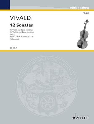 12 Sonates op. 2 Volume 1 VIVALDI Partition Violon