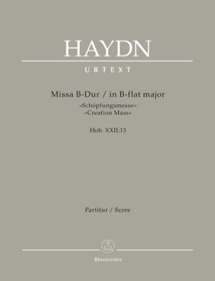 Messe de la Création - Score Joseph Haydn Partition Grand format