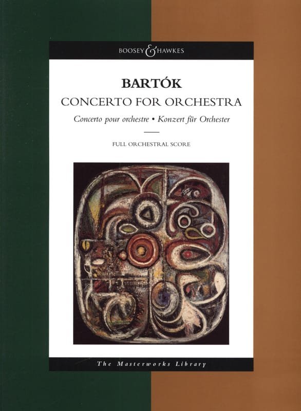 Concerto pour Orchestre - Score BARTOK Partition Grand format