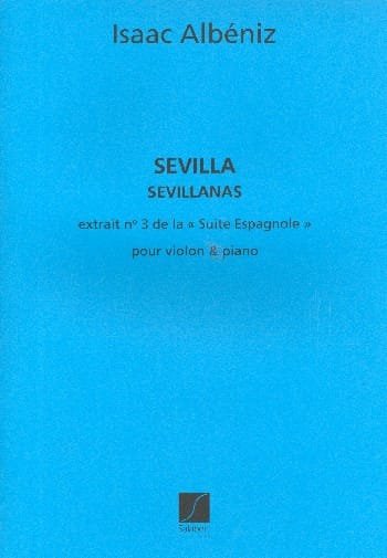 Sevilla ALBENIZ Partition Violon