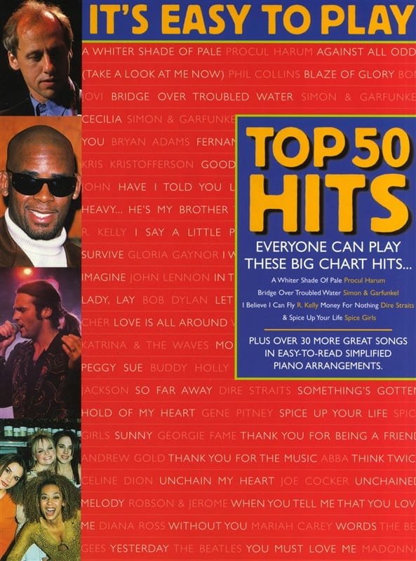 It's easy to play top 50 hits - Volume 2 Partition Pop / Rock