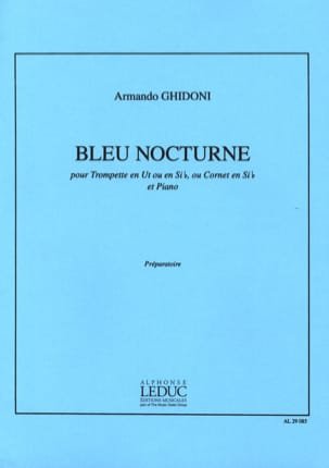 Bleu Nocturne Armando Ghidoni Partition Trompette