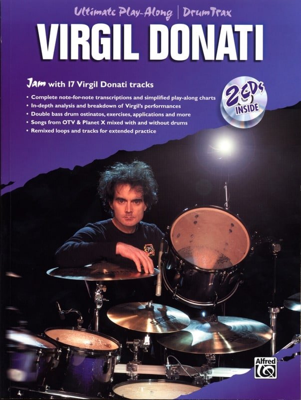 Ultimate Play-Along Drum Drum Trax Virgil Donati Partition Batterie