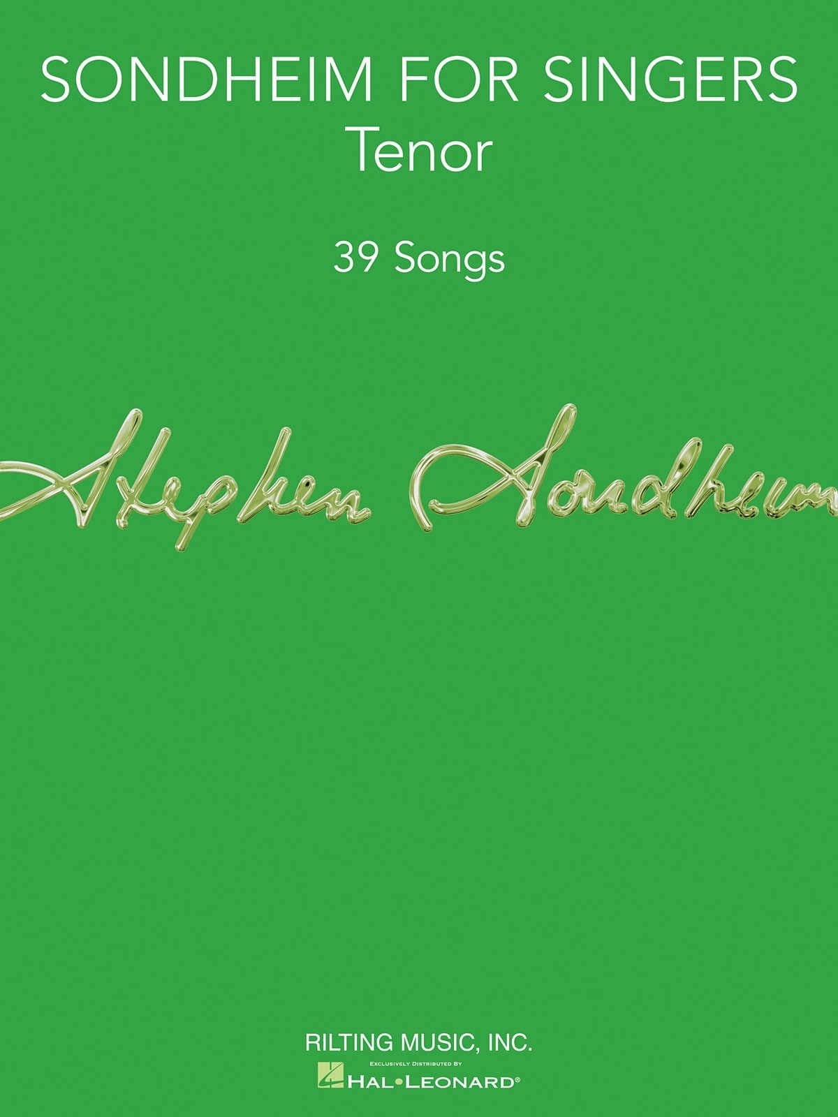 Sondheim for Singers - 39 Songs Tenor - Stephen Sondheim - Partition