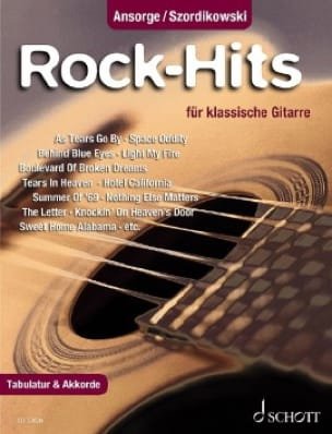 Rock-Hits pour Guitare Classique Partition Guitare