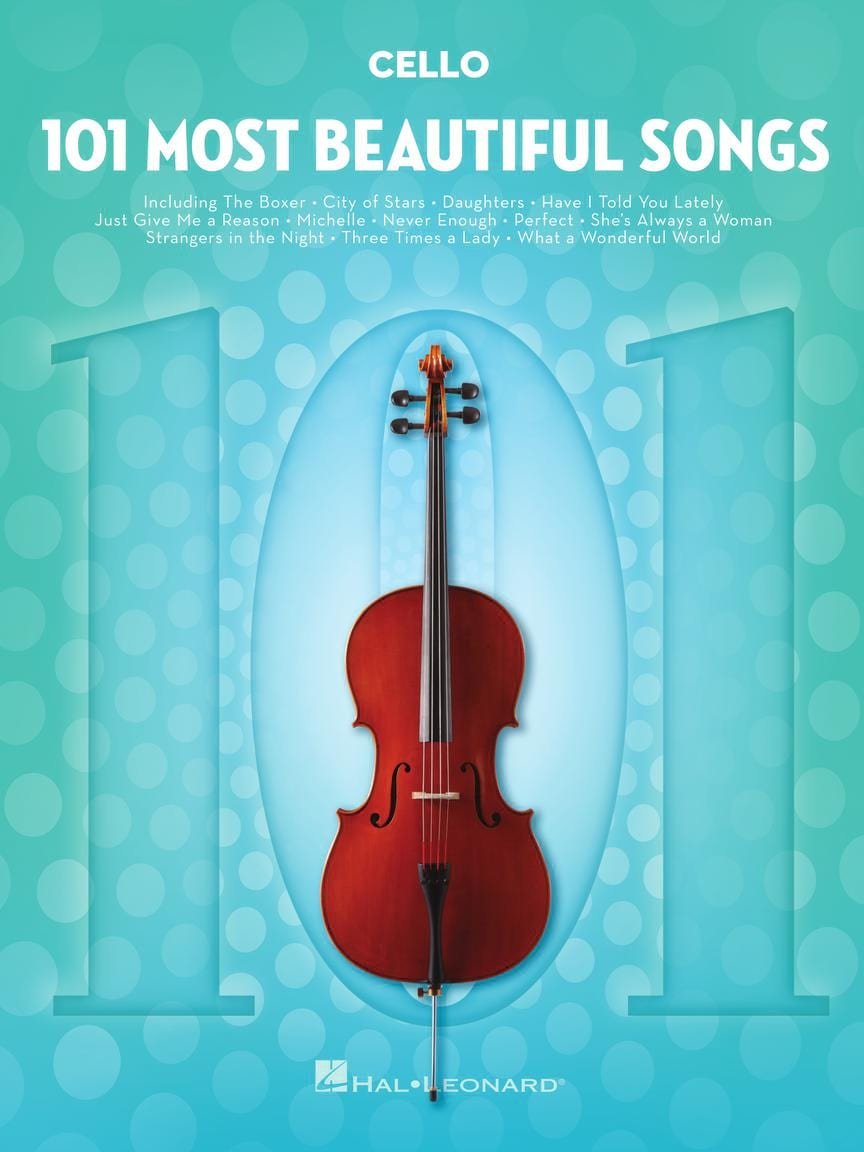 101 Most Beautiful Songs - Violoncelle Partition Violoncelle