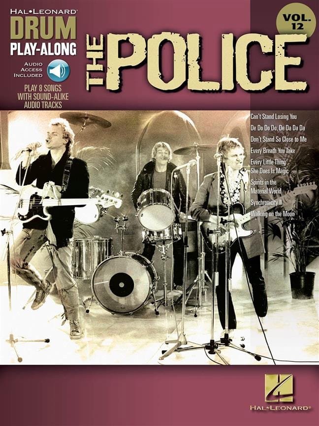 Drum play-along volume 12 - The Police The Police Partition Batterie