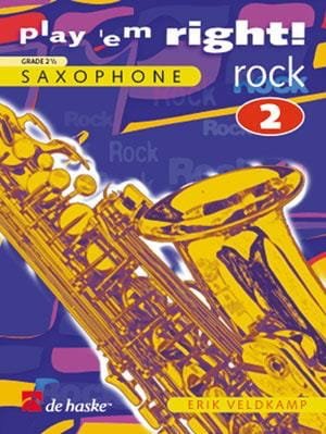 Play' Em Right ! Rock Volume 2 Erik Veldkamp Partition Saxophone