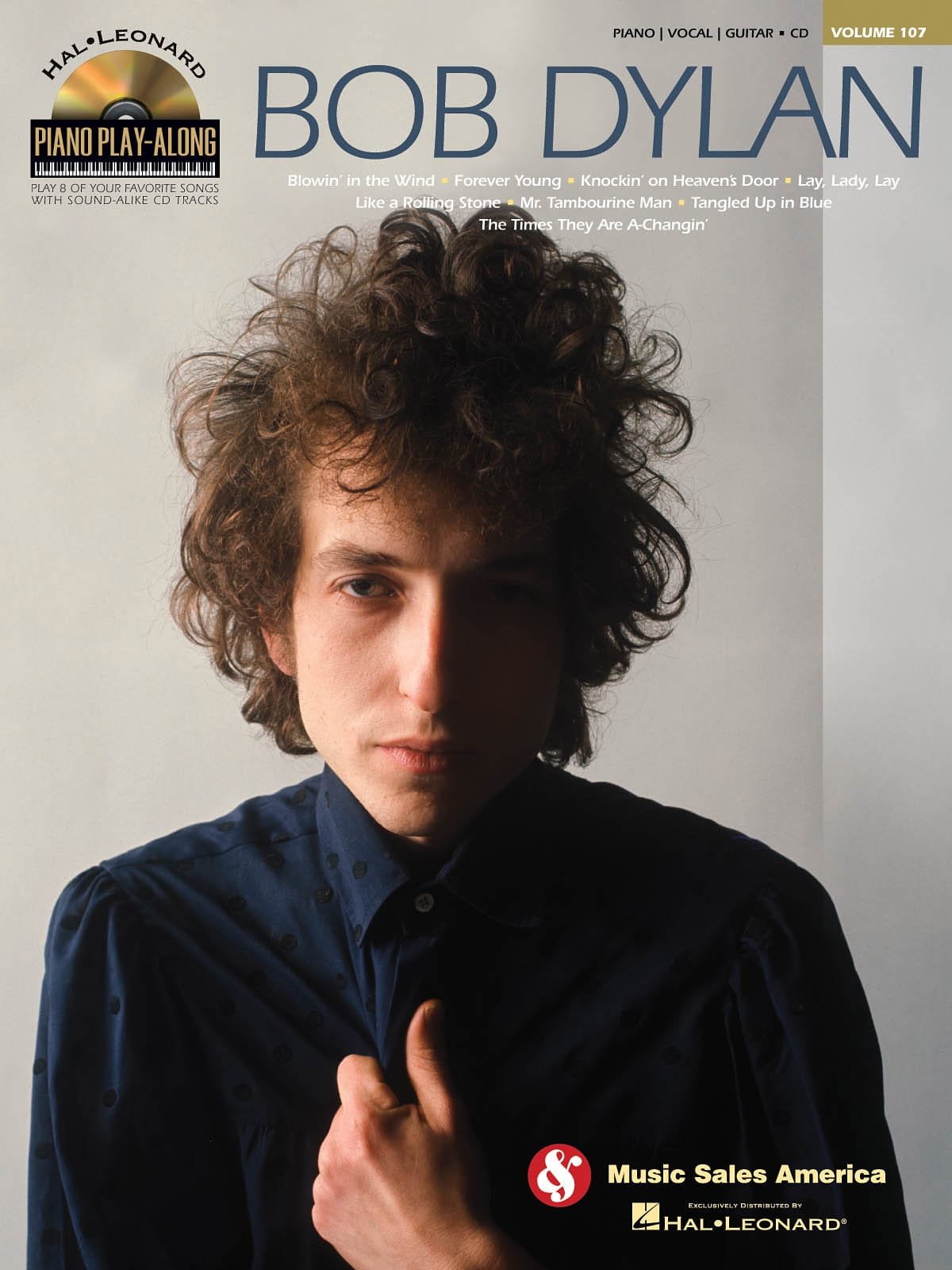 Piano Play-Along Volume 107 - Bob Dylan Bob Dylan Partition Pop / Rock