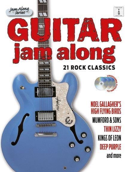 Guitar Jam Along - 21 Rock Classics avec 3 Cds Partition Pop / Rock