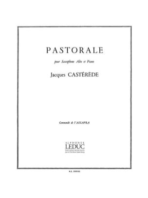 Pastorale Jacques Castérède Partition Saxophone