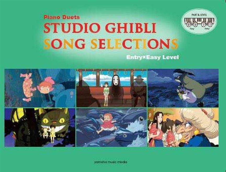 Studio Ghibli Song Selection for Duet Joe Hisaishi Partition Piano