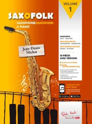 Saxofolk Volume 1 Partition Saxophone