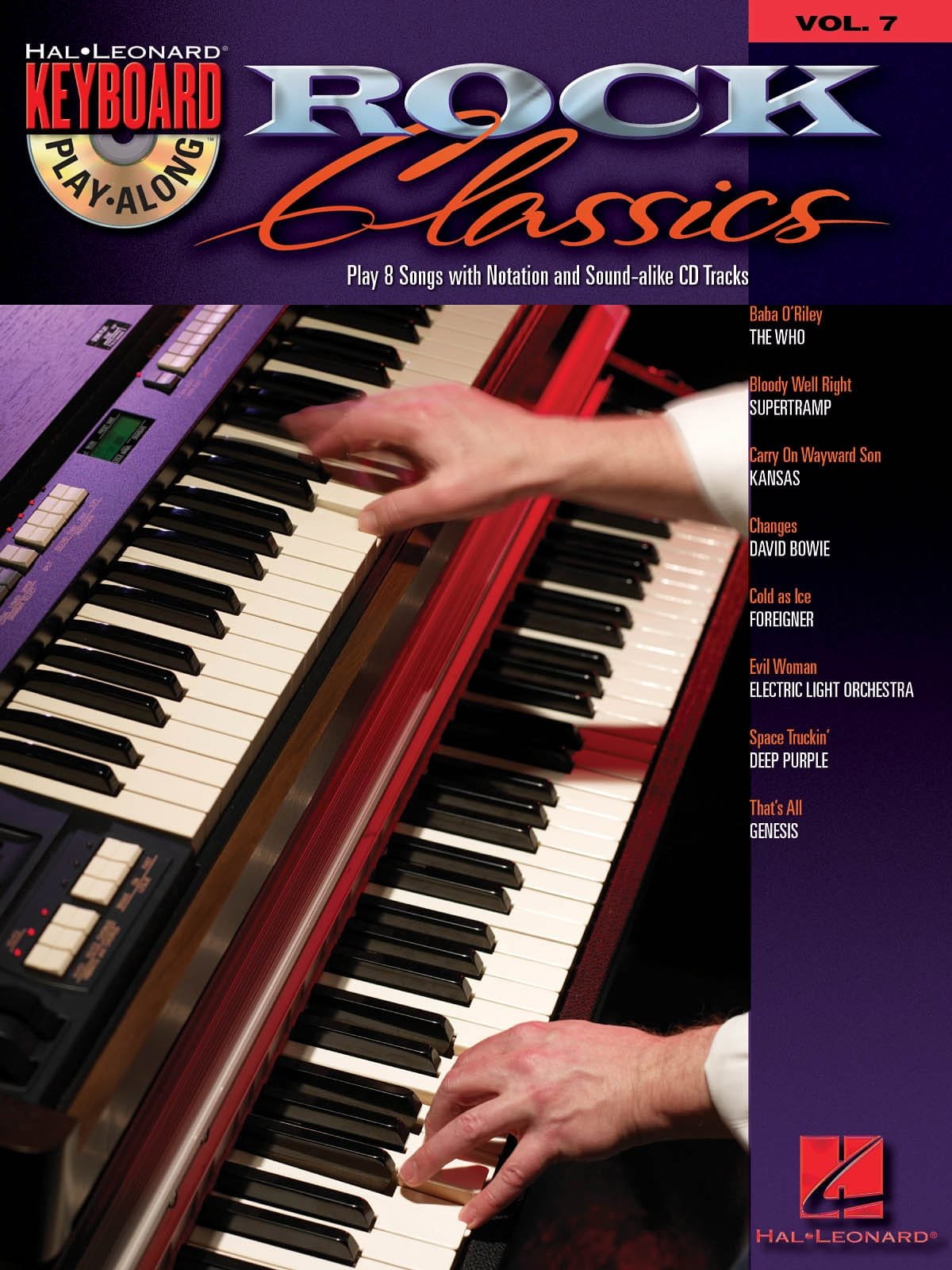 Keyboard Play-Along Volume 7 - Rock Classics Partition Pop / Rock