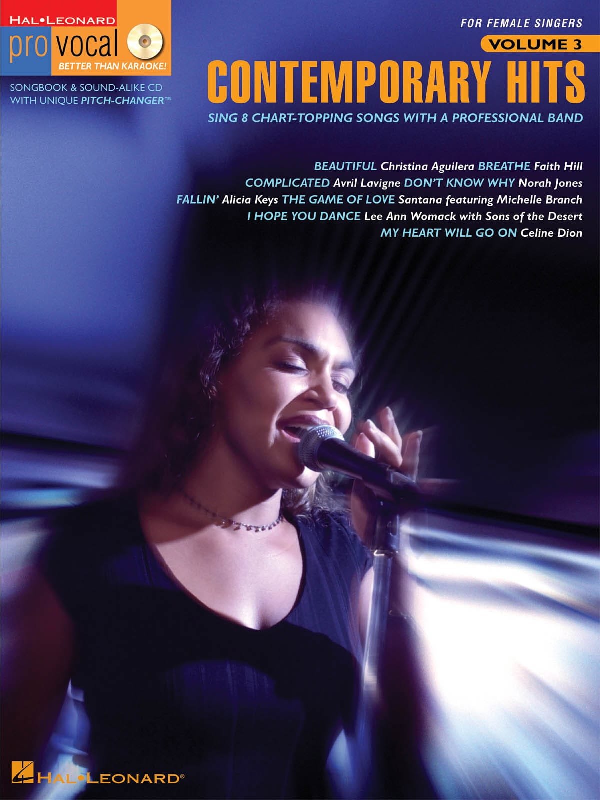 Pro Vocal Women's Edition Volume 3 - Contemporary Hits - Partition