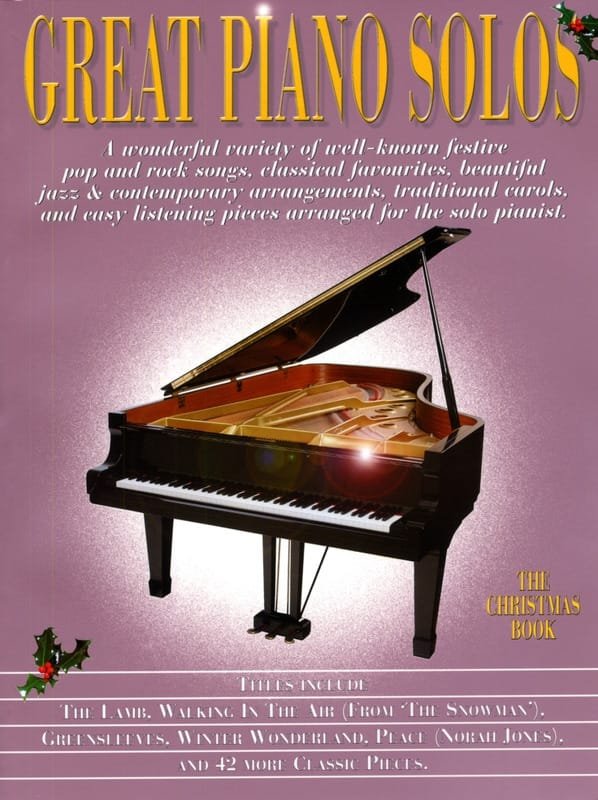 Great Piano Solos - The Christmas Book Noël Partition Pop / Rock