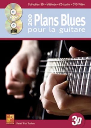 200 plans blues pour la guitare en 3D - Daniel 