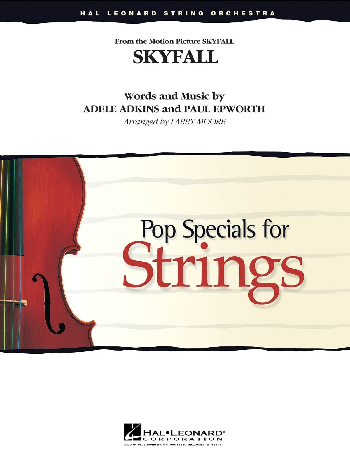 Skyfall (James Bond) - Pop specials for strings - Adele - Partition