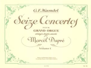 16 Concertos Volume 1 HAENDEL Partition Orgue