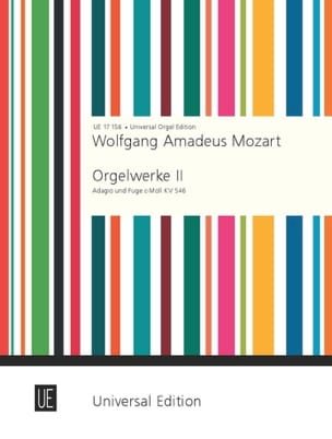 Adagio and Fugue MOZART Partition Orgue