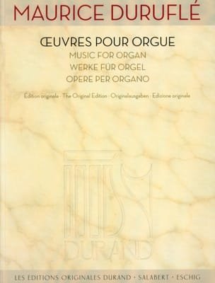 Oeuvres pour orgue DURUFLÉ Partition Orgue