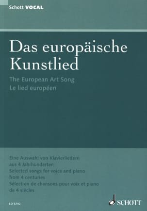 Das Europäische Kunstlied Partition Mélodies