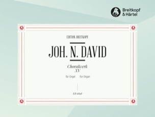 Chorals Volume 1 Johann Nepomuk David Partition Orgue