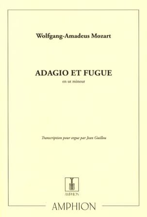 Adagio et Fugue MOZART Partition Orgue