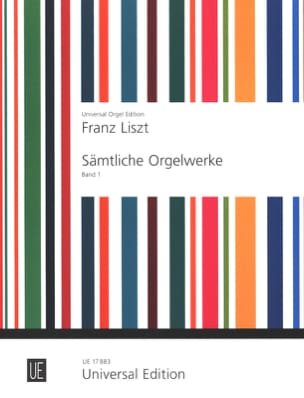 Oeuvre D'orgue Volume 1 LISZT Partition Orgue